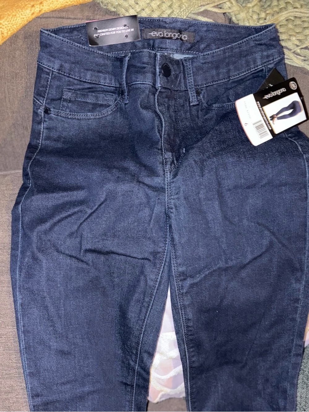 Eva Longoria SmartFit Women's Dark Blue Jeans